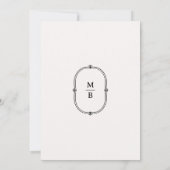 Moderne Whimsical Handgetekende Quarige Script Kaart (Achterkant)