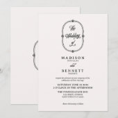Moderne Whimsical Handgetekende Quarige Script Kaart (Voorkant / Achterkant)