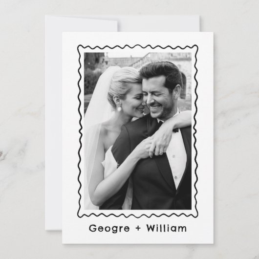 Moderne & Whimsical Martini Glas Olijf en Kers Kaart (Achterkant)