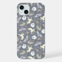 Moderne Whimsical Slaap Honden Vanilla op Grijs