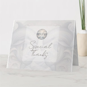 Moderne Whimsy Dolphin Wedding Bedankkaart