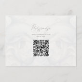 Moderne Whimsy Dolphin Wedding Enclosure Kaart (Achterkant)