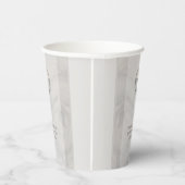 Moderne Whimsy Dolphin Wedding Papieren Bekers (Rechts)