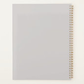 Moderne Whimsy Dolphins bruiloft Planner (Achterkant)