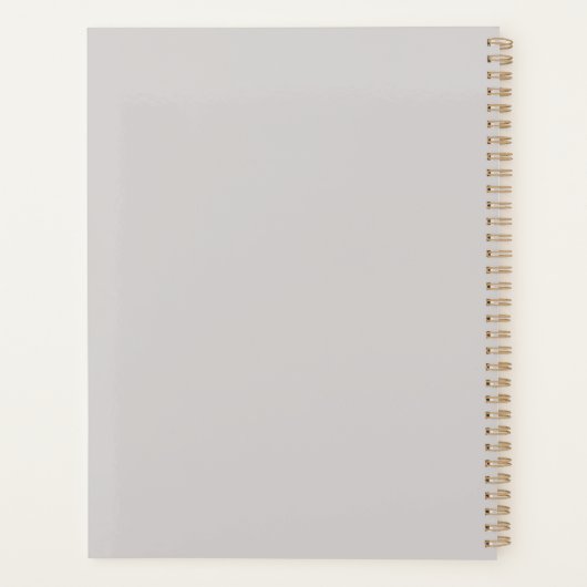 Moderne Whimsy Dolphins bruiloft Planner (Achterkant)