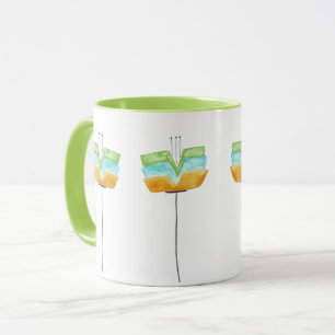 Moderne Whimsy Flowers Mok
