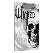 Moderne wicked schedel hoofd klembord (Rechts)