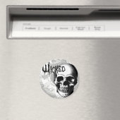 Moderne wicked schedel hoofd magneet (Insitu (Vaatwasser))