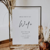 Moderne WiFi-code, uitnodiging voor WiFi Connect