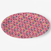 Moderne wijn en cocktail uit de middeleeuwen papieren bordje (Gekanteld)