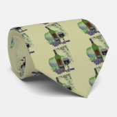 Moderne wijn- en Graankunst Stropdas (Opgerold)