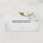 Moderne wijn Logo | wijnvlek Visitekaartje (Achterkant)