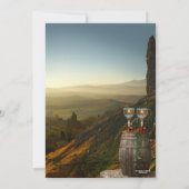 Moderne wijnbouw of Winery QR sparen de Kaart van  (Achterkant)