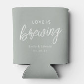 Moderne Wijze Liefde is Brouwen huwelijksgunst Blikjeskoeler (Achterkant)