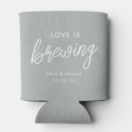 Moderne Wijze Liefde is Brouwen huwelijksgunst Blikjeskoeler (Achterkant)