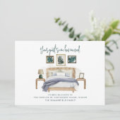 Moderne wijziging van adresverplaatsing aankondiging (Staand voorkant)