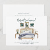 Moderne wijziging van adresverplaatsing aankondiging (Voorkant / Achterkant)