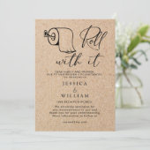 Moderne wijziging van datum uitgesteld geannuleerd kaart (Staand voorkant)