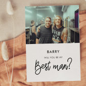 Moderne Wil je mijn getuige zijn fotokaart Kaart