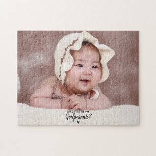 Moderne wil je mijn peetouders foto zijn legpuzzel