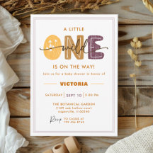 Moderne Wild One Baby Shower Foto