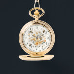 Moderne Wildbloem Bloemen Bijen Stijlvolle Chique Horloge<br><div class="desc">Modern Wildflower Floral Bee Stylish Chic Womans Watches beschikt over een trendy geel waterverf wilde bloem met hommels. Creëer door Evco Studio www.zazzle.com/store/evcostudio</div>