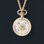 Moderne Wildbloem Bloemen Bijen Stijlvolle Chique  Horloge<br><div class="desc">Modern Wildflower Floral Bee Stylish Chic Womans Watches beschikt over een trendy geel waterverf wilde bloem met hommels. Creëer door Evco Studio www.zazzle.com/store/evcostudio</div>