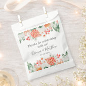 Moderne Wildbloemen Trendy bloemen Bedankzakje (Geknipt)