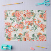 Moderne Wildbloemen Trendy bloemen Tissuepapier (Craft)