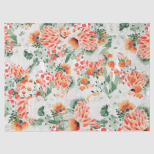 Moderne Wildbloemen Trendy bloemen Tissuepapier