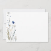 Moderne Wildbloemen Trouw Bedankt (Achterkant)