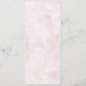 Moderne Wildbloemen Zomer Afstuderen Menu (Achterkant)