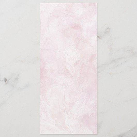 Moderne Wildbloemen Zomer Afstuderen Menu (Achterkant)