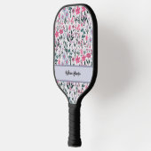 Moderne wilde bloem pickleball paddle (Links)