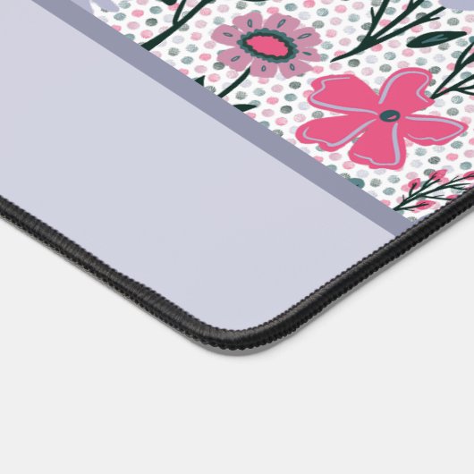 Moderne wilde bloemen bureaumat (Hoek)