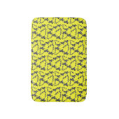 Moderne wilde gele zebra badmat (Voorkant Verticaal)