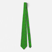 Moderne wilde groene zebra stropdas (Voorkant)