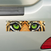 Moderne Wilde Tijger Bumpersticker (Op auto)