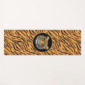 Moderne Wilde Tijgerpatroon Yoga Mat (Voorkant (horizontaal))