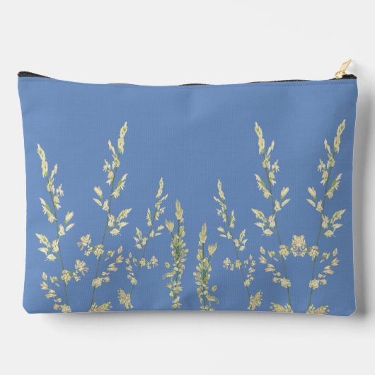 Moderne Wildflower Custom Monogram Accessoire Pouc Etui (Achterkant)