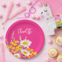 Moderne Wildflower Custom Monogram