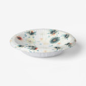 Moderne Wildflower Tuin Papier Borden Papieren Kommen (Gebogen)