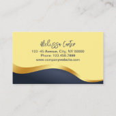 Moderne Wimper Uitbreiding Beauty Make-up Artist L Visitekaartje (Achterkant)