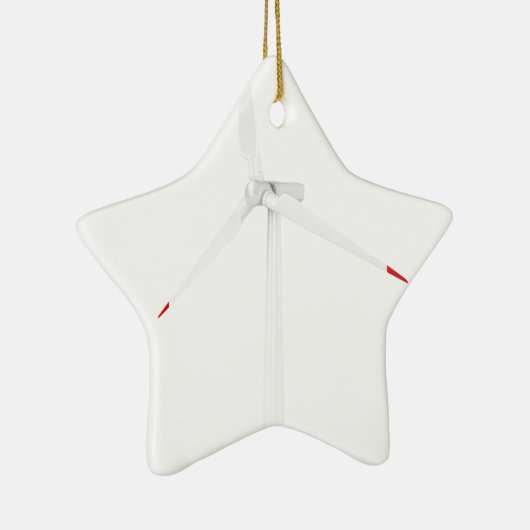 Moderne windturbine keramisch ornament (Rechts)