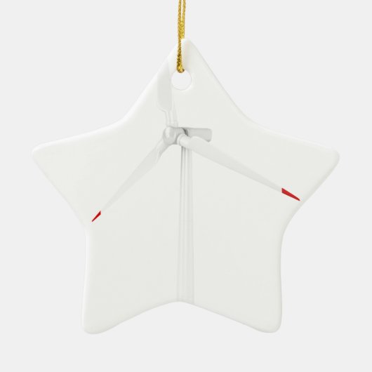 Moderne windturbine keramisch ornament (Voorkant)