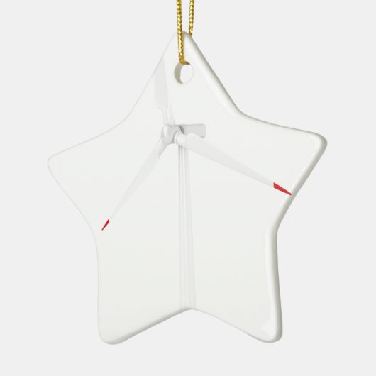 Moderne windturbine keramisch ornament (Links)