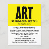 Moderne winkel voor veeleisende kunstartikelen flyer (Voorkant)