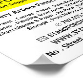 Moderne winkel voor veeleisende kunstartikelen poster (Hoek)