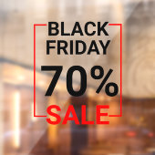 Moderne winkelruit Black Friday Sale raamfolie Raamsticker (Vel 2)