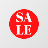 Moderne winkelruit uitverkoop raamfolie raamsticker (Vel)